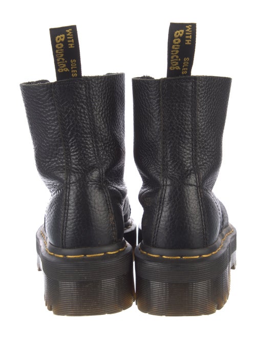 Dr. Martens Leather Beaded Accents Combat Boots