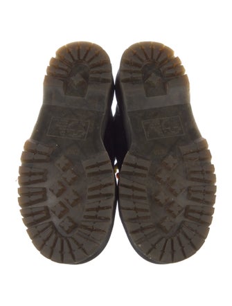 Dr. Martens Leather Beaded Accents Combat Boots