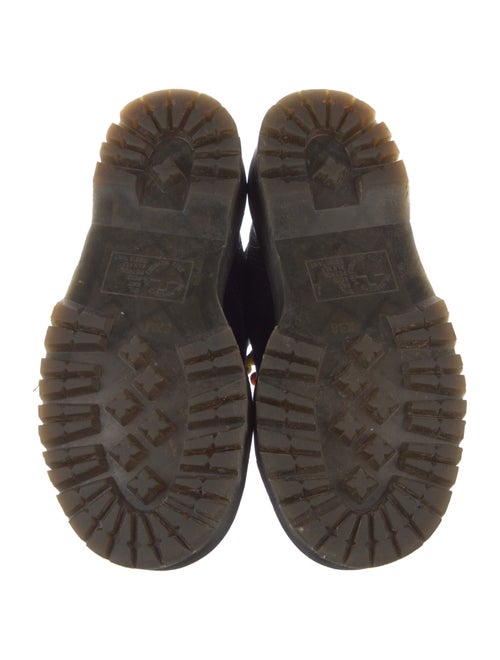 Dr. Martens Leather Beaded Accents Combat Boots