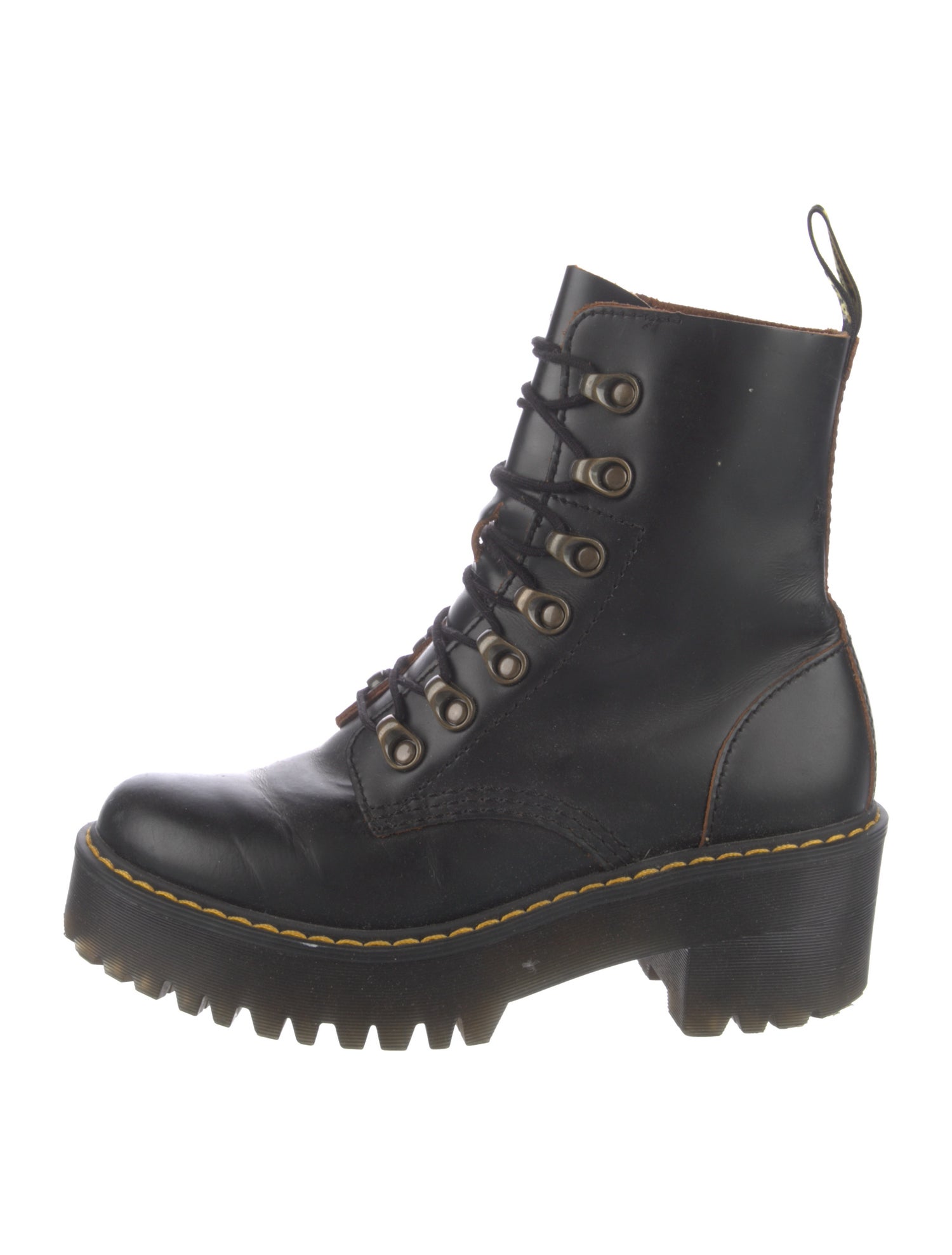 Dr. Martens Leather Combat Boots