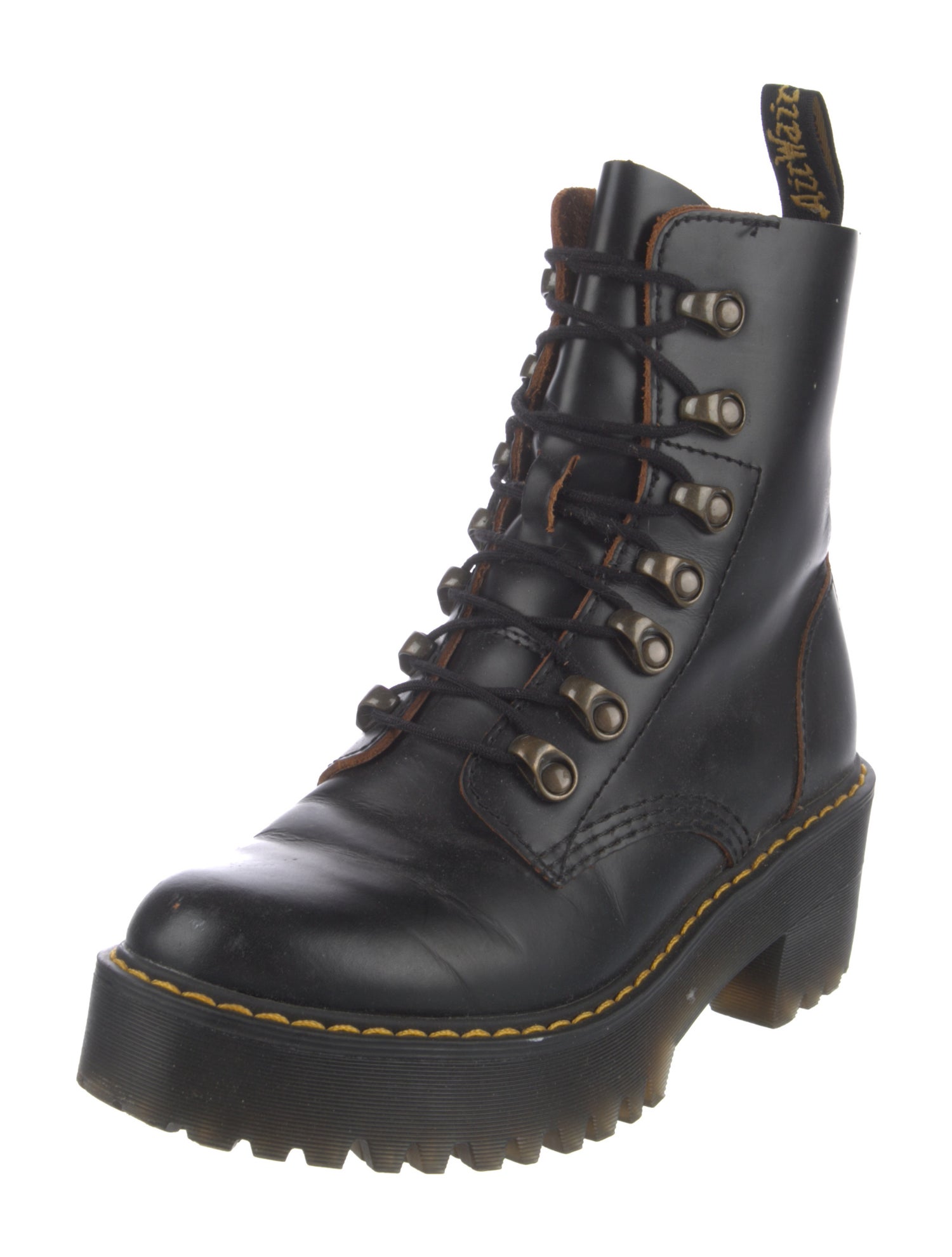Dr. Martens Leather Combat Boots