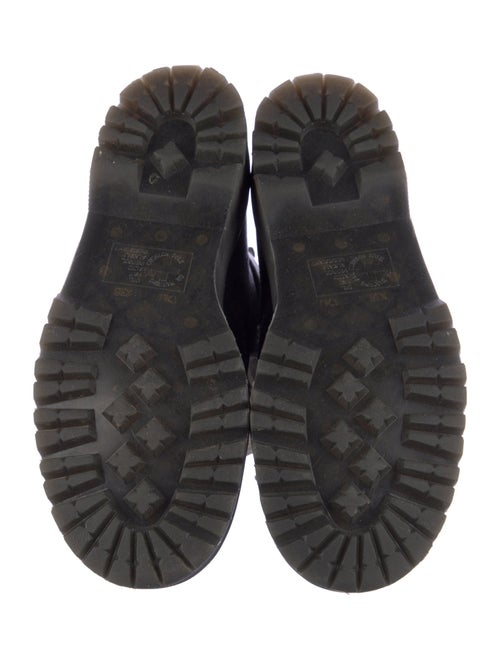 Dr. Martens Rick Owens X Dr. Martens Leather Colorblock Pattern Combat Boots