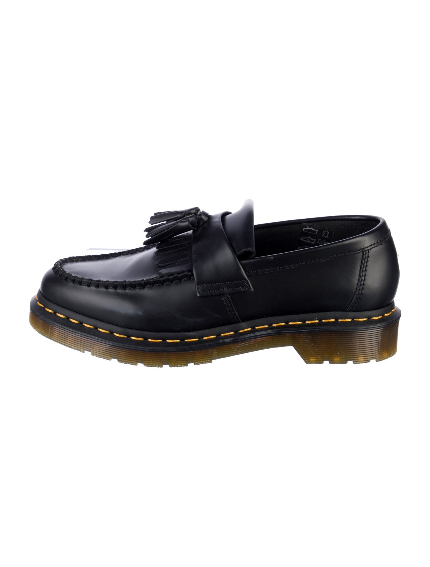 Dr. Martens Leather Tassel Accents Loafers