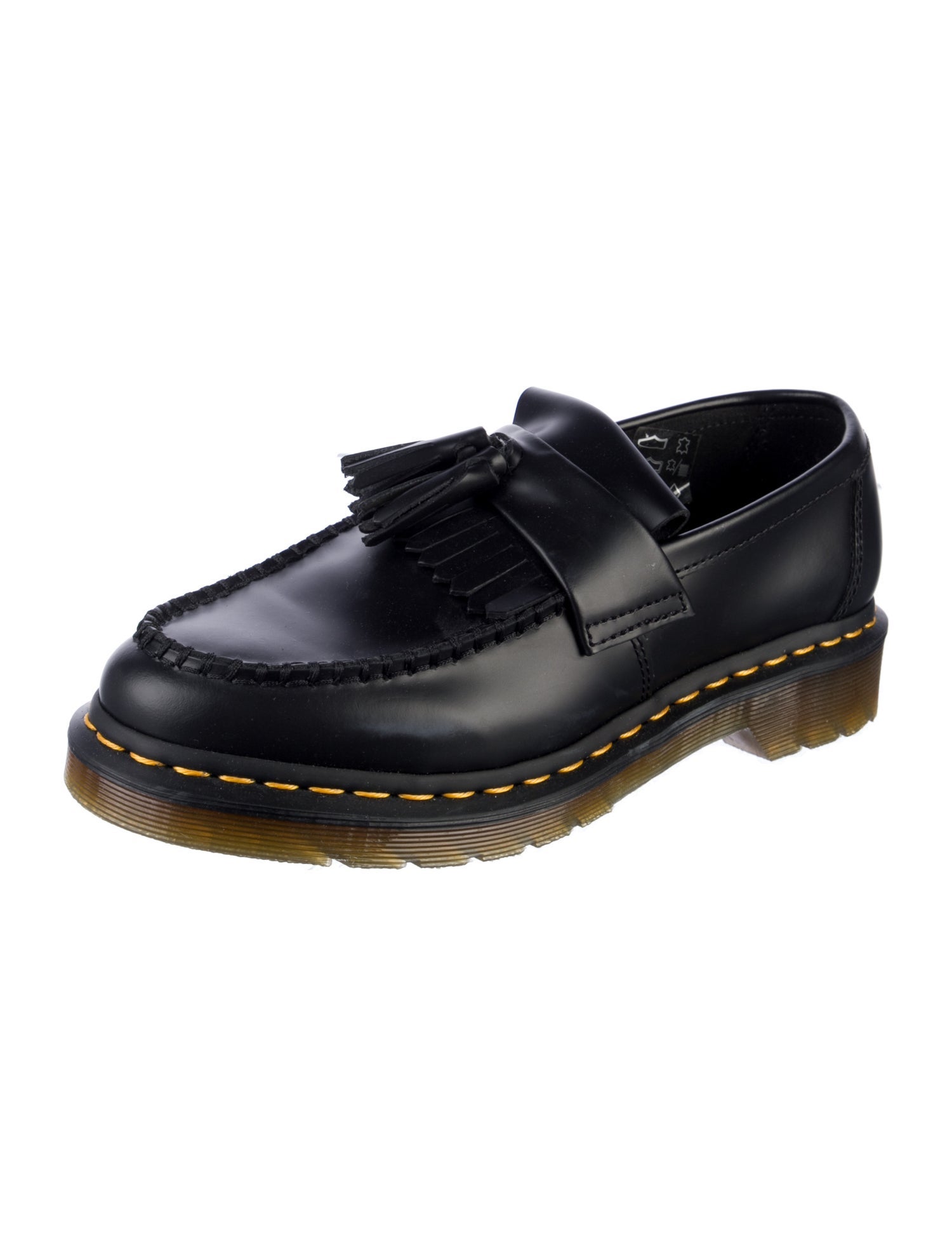 Dr. Martens Leather Tassel Accents Loafers
