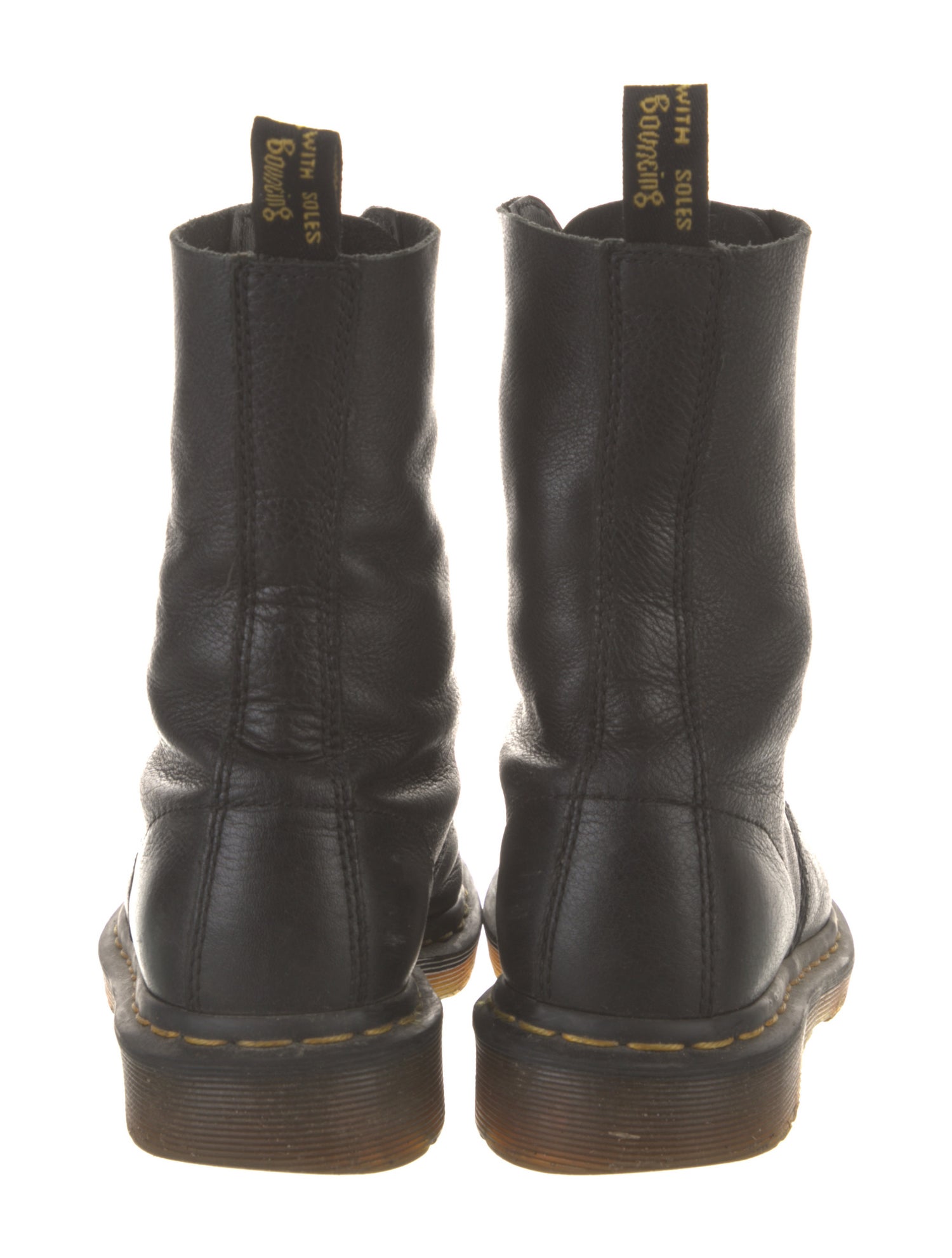 Dr. Martens Leather Combat Boots