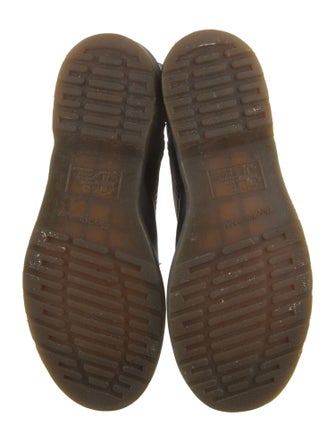 Dr. Martens Leather Floral Print Combat Boots