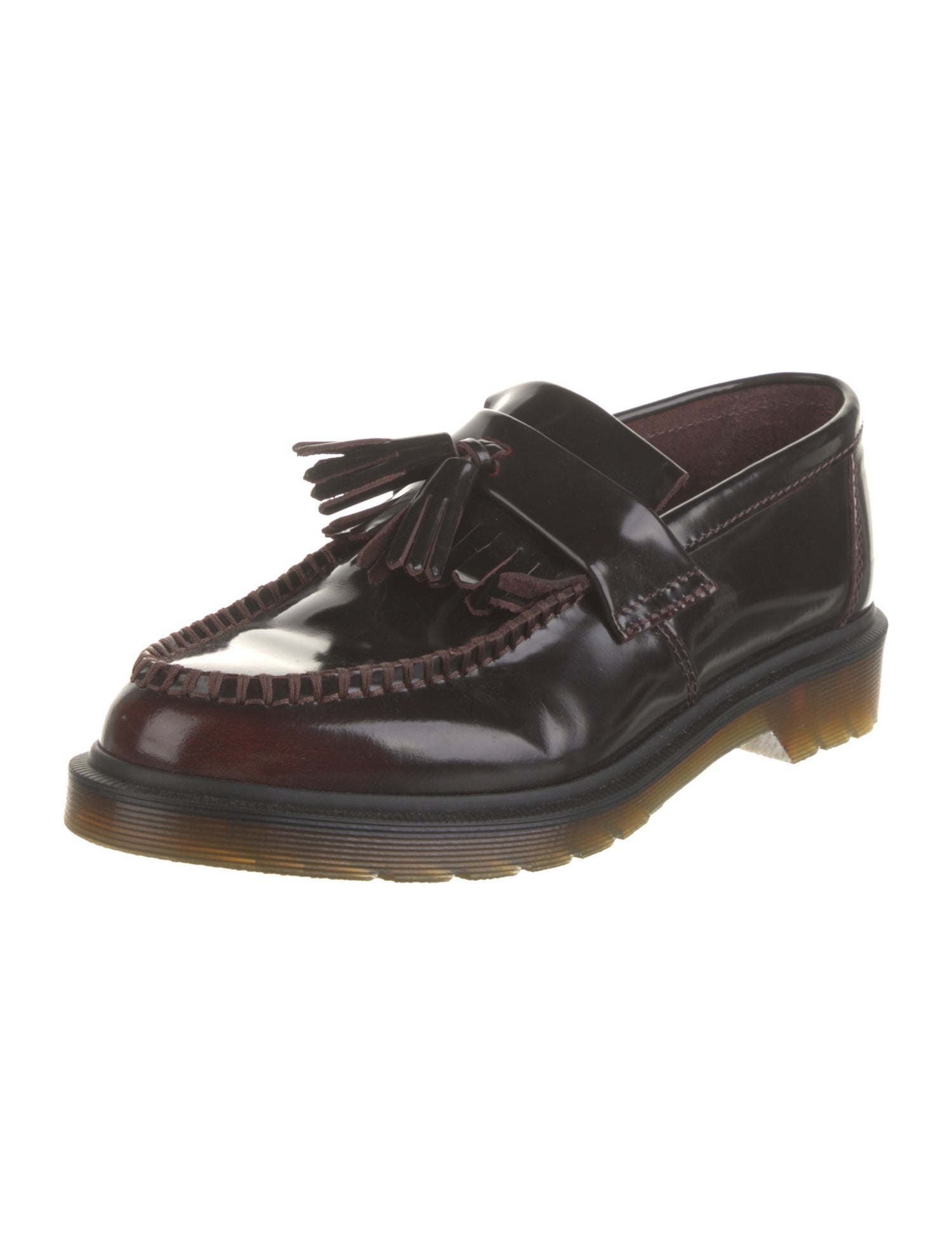 Dr. Martens Leather Tassel Accents Loafers
