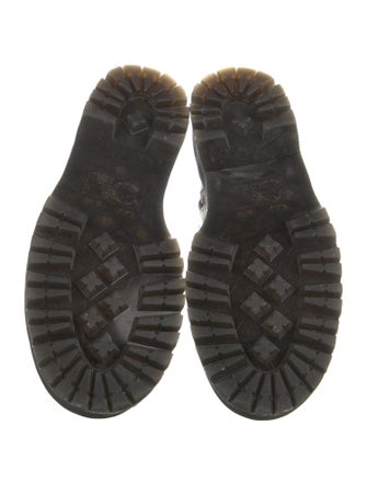 Dr. Martens Leather Polka Dot Print Lace-Up Boots