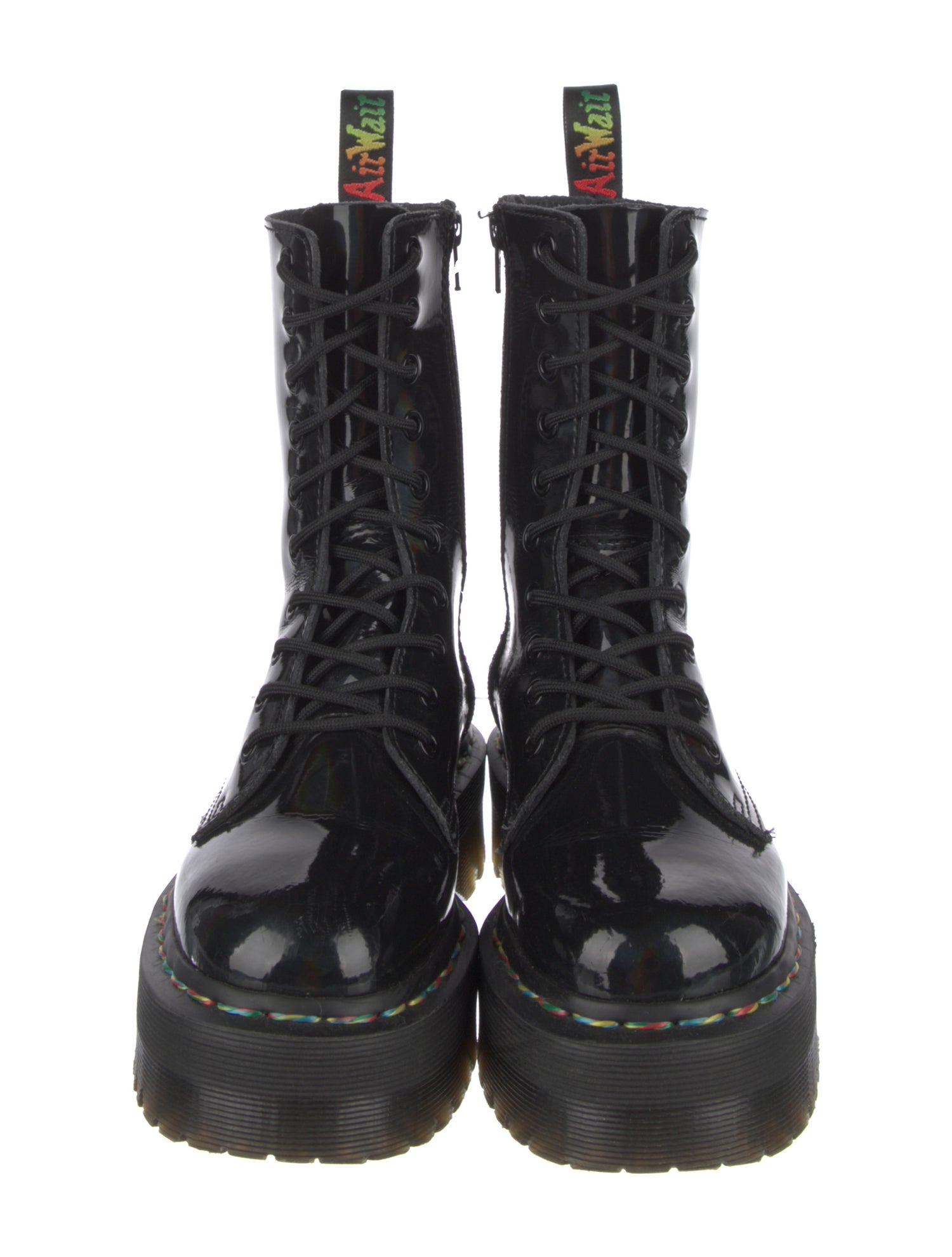 Dr. Martens Patent Leather Combat Boots