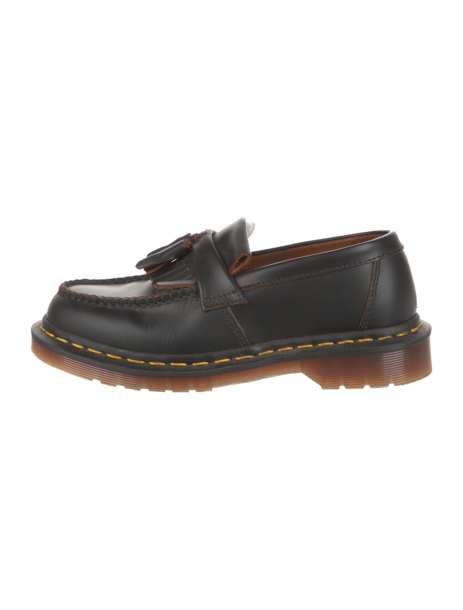 Dr. Martens Leather Tassel Accents Loafers