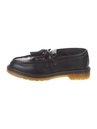 Dr. Martens Leather Tassel Accents Loafers