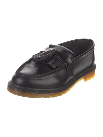 Dr. Martens Leather Tassel Accents Loafers