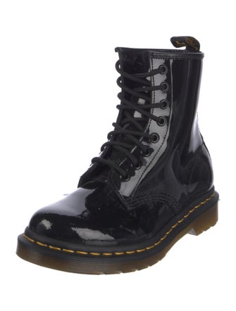 Dr. Martens Patent Leather Combat Boots