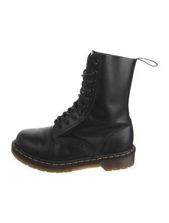 Dr. Martens Leather Combat Boots