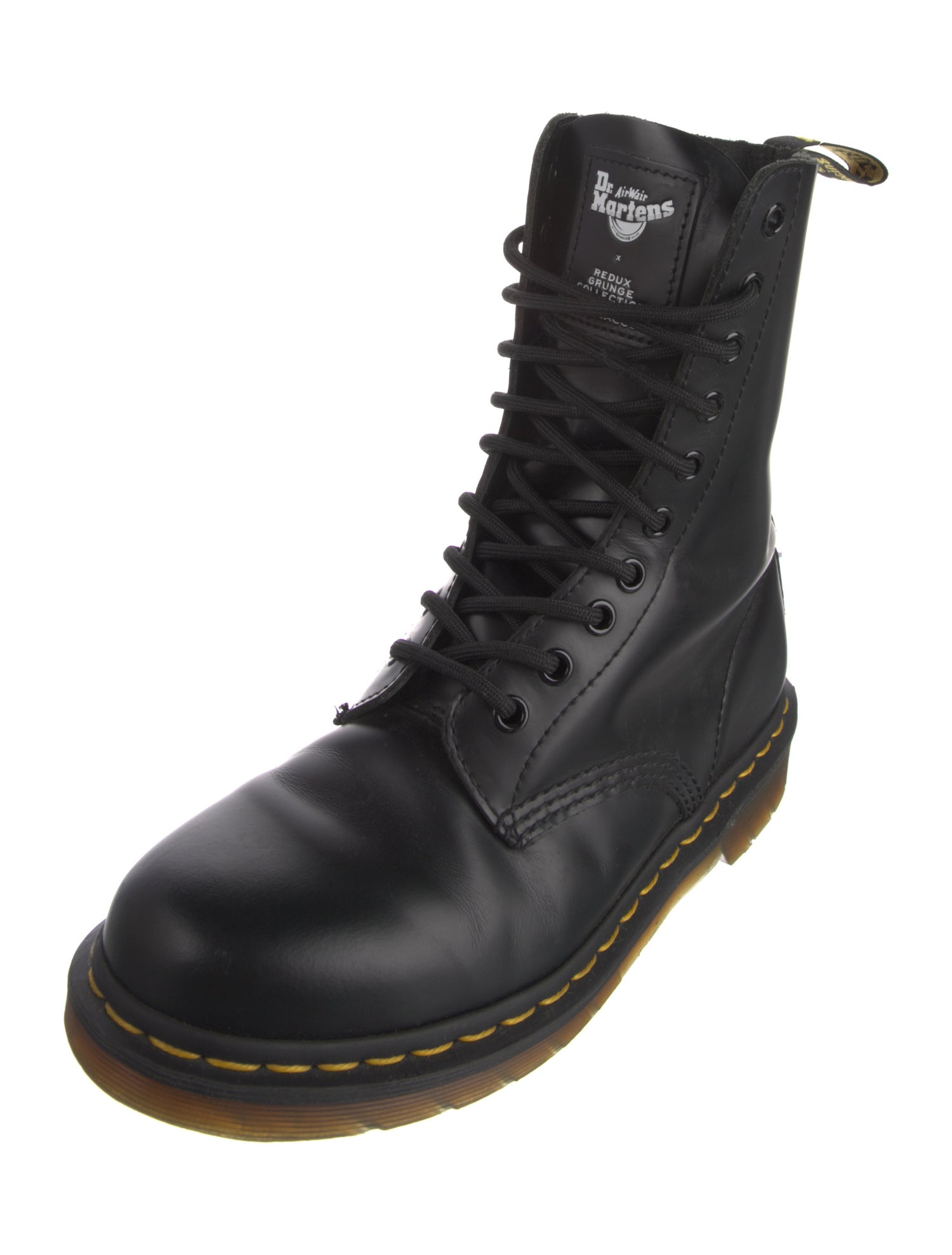 Dr. Martens Leather Combat Boots