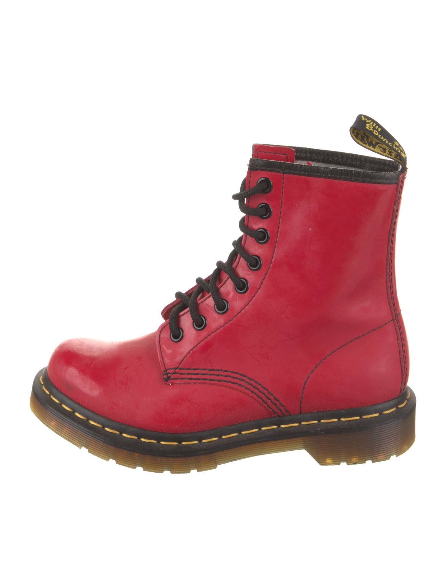 Dr. Martens Patent Leather Combat Boots