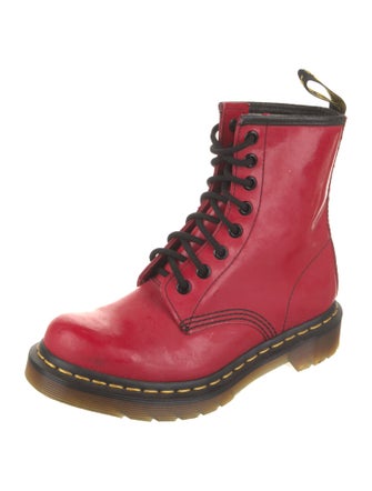Dr. Martens Patent Leather Combat Boots
