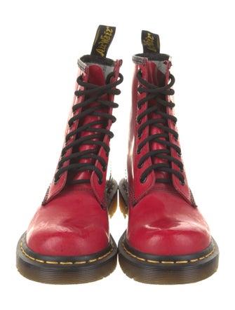 Dr. Martens Patent Leather Combat Boots