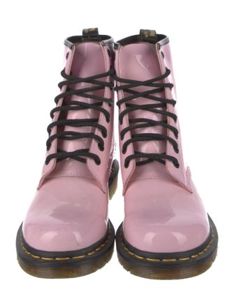 Dr. Martens Patent Leather Combat Boots