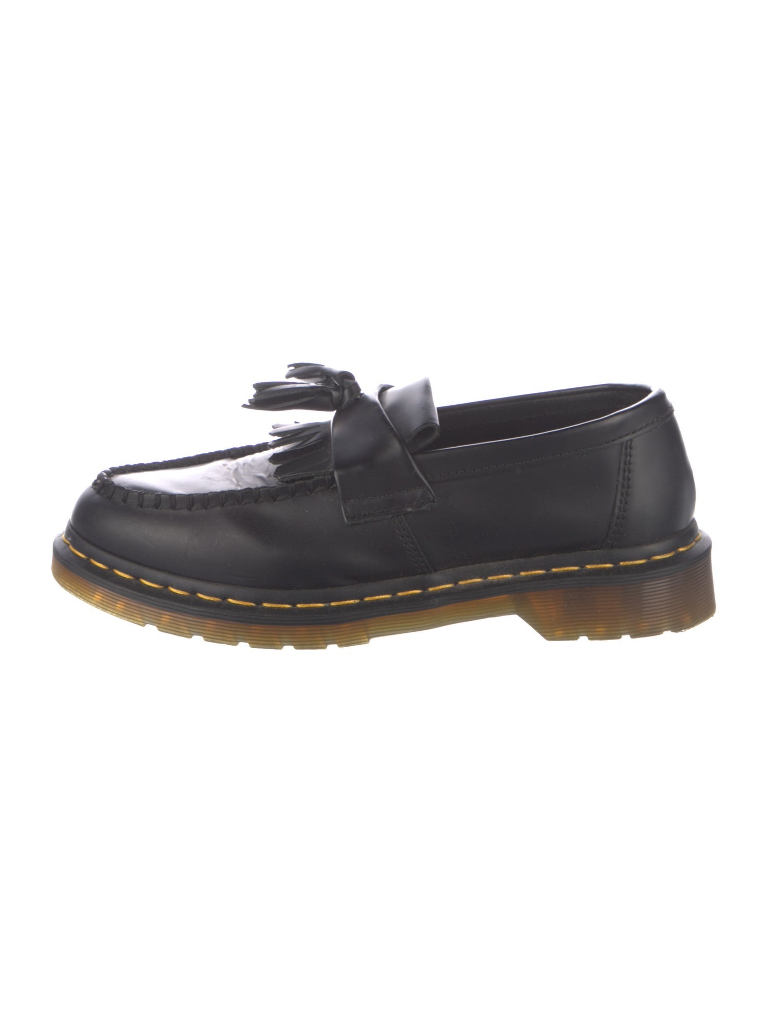 Dr. Martens Leather Tassel Accents Loafers