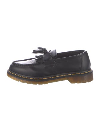 Dr. Martens Leather Tassel Accents Loafers