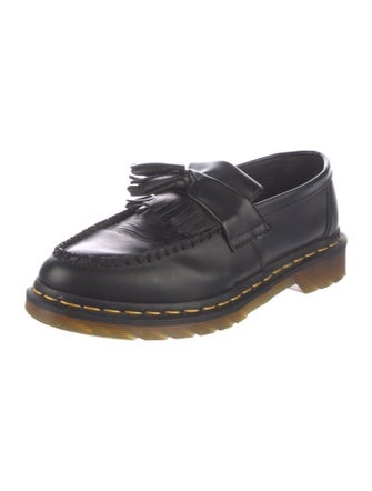 Dr. Martens Leather Tassel Accents Loafers
