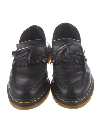 Dr. Martens Leather Tassel Accents Loafers