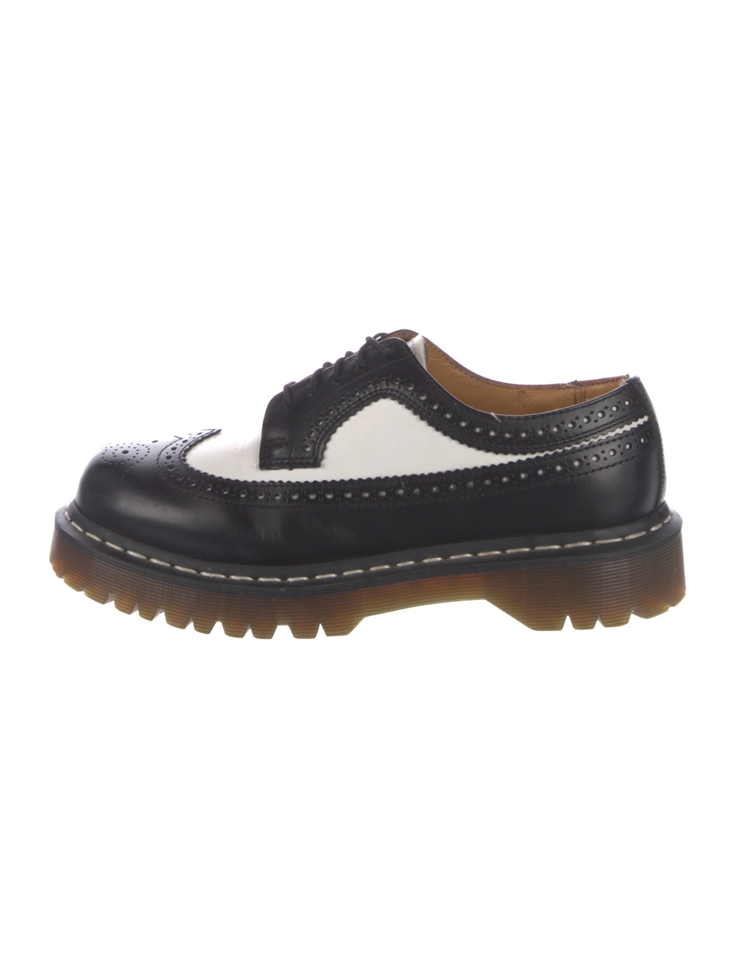 Dr. Martens Leather Eyelet Trim Oxfords