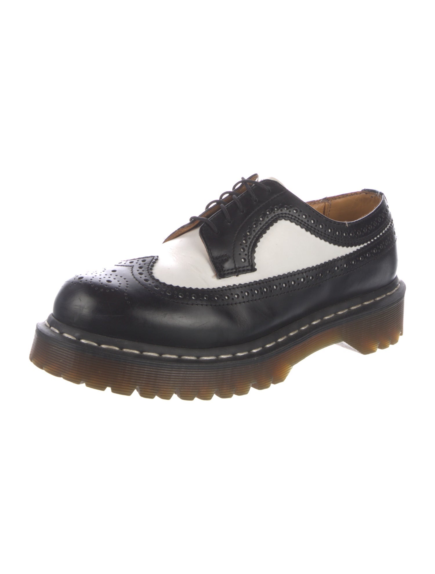 Dr. Martens Leather Eyelet Trim Oxfords