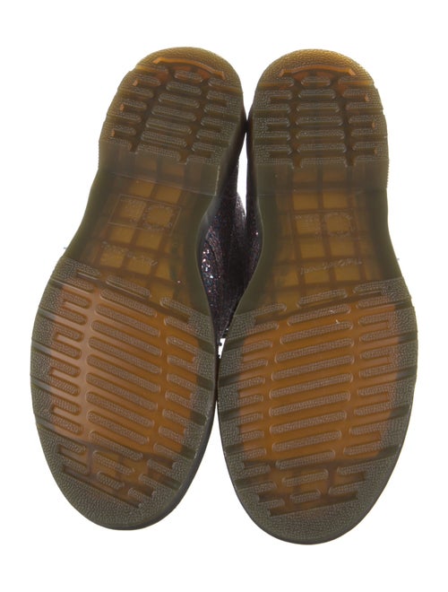 Dr. Martens Signature Logo Glitter Combat Boots