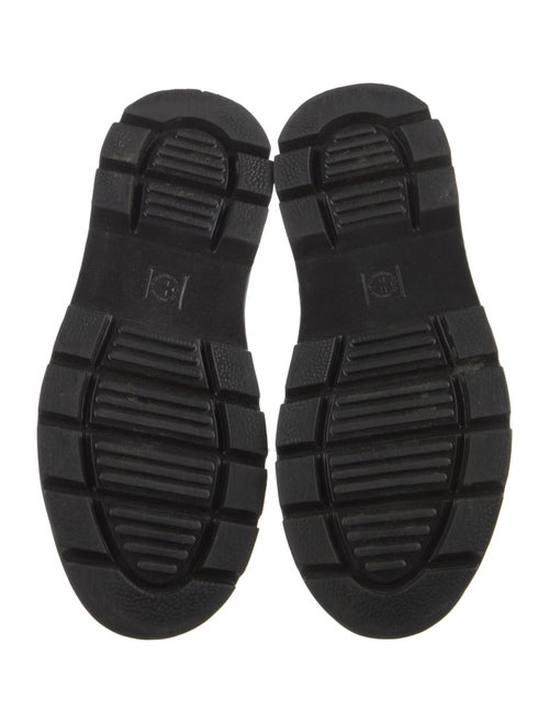 Dr. Martens Canvas Leather Trim Embellishment Lace-Up Boots