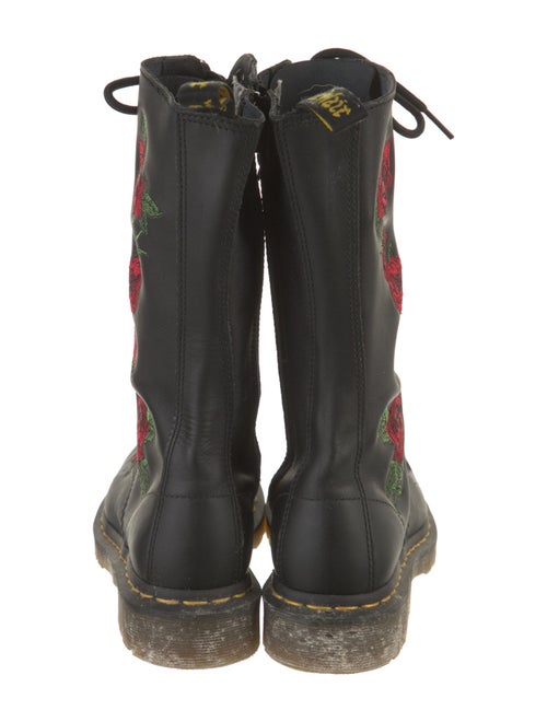 Dr. Martens Leather Floral Print Boots