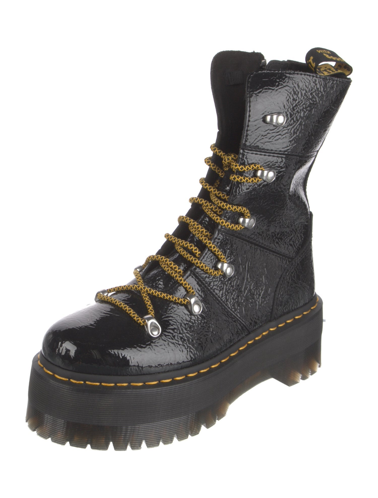 Dr. Martens Patent Leather Combat Boots