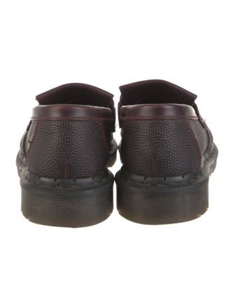 Dr. Martens Leather Fringe Trim Accent Loafers
