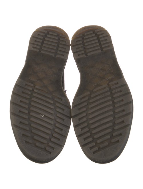 Dr. Martens Leather Fringe Trim Accent Loafers