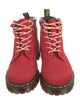 Dr. Martens Suede Printed Hiking Boots