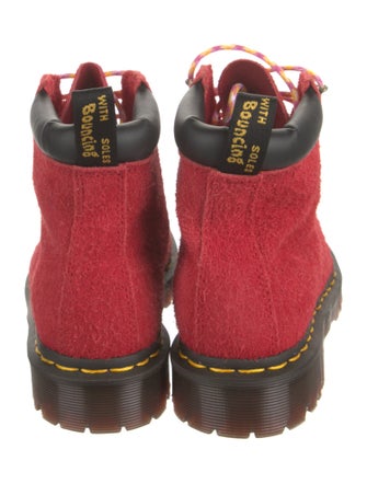 Dr. Martens Suede Printed Hiking Boots