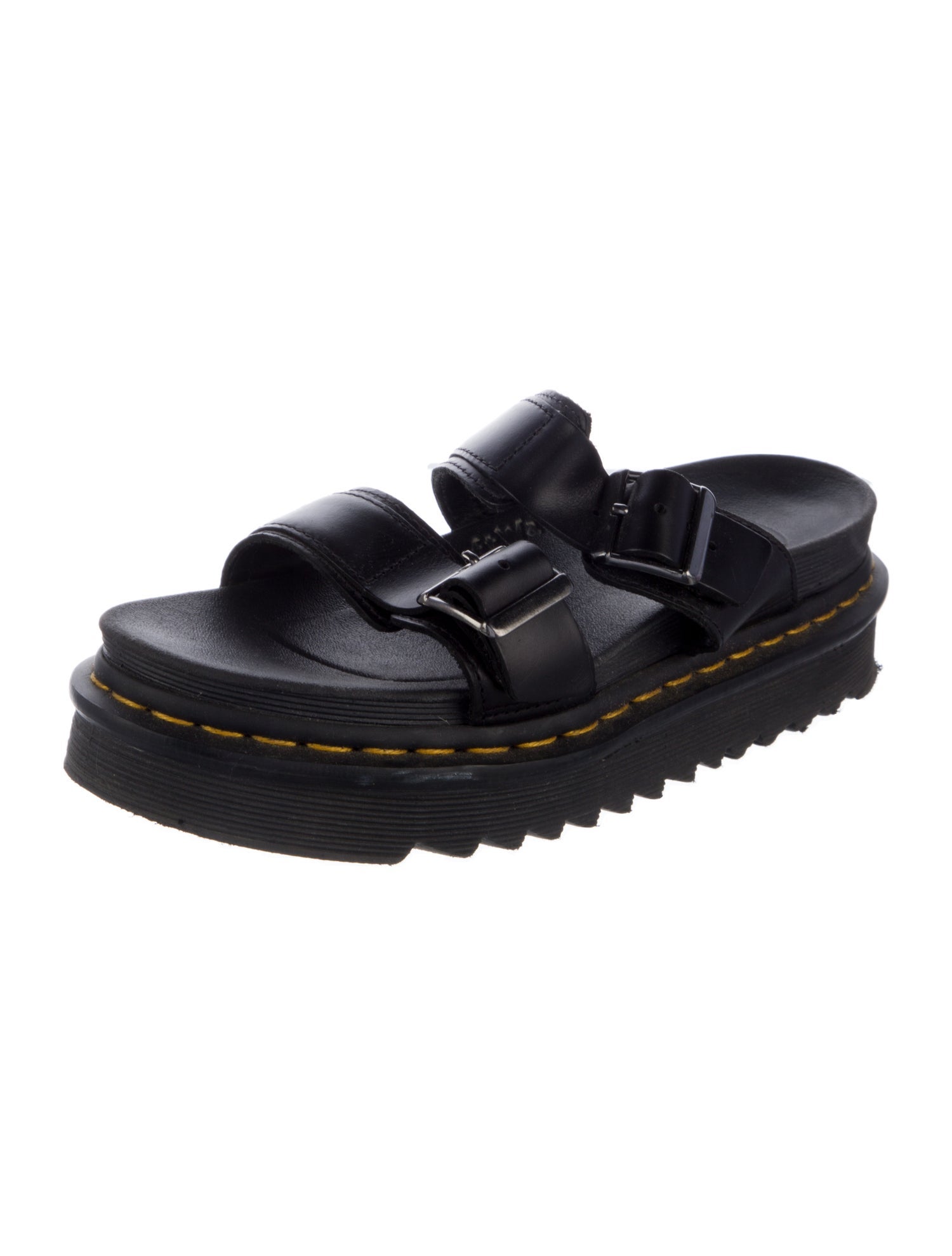 Dr. Martens Leather Slides