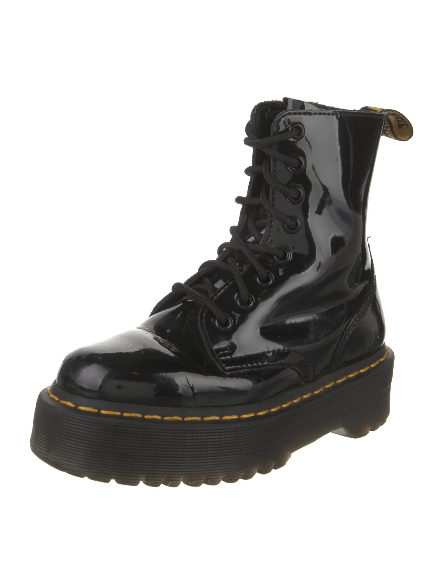 Dr. Martens Patent Leather Combat Boots