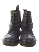 Dr. Martens Leather Patterned Combat Boots