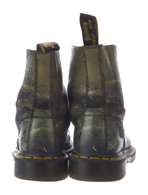 Dr. Martens Leather Patterned Combat Boots
