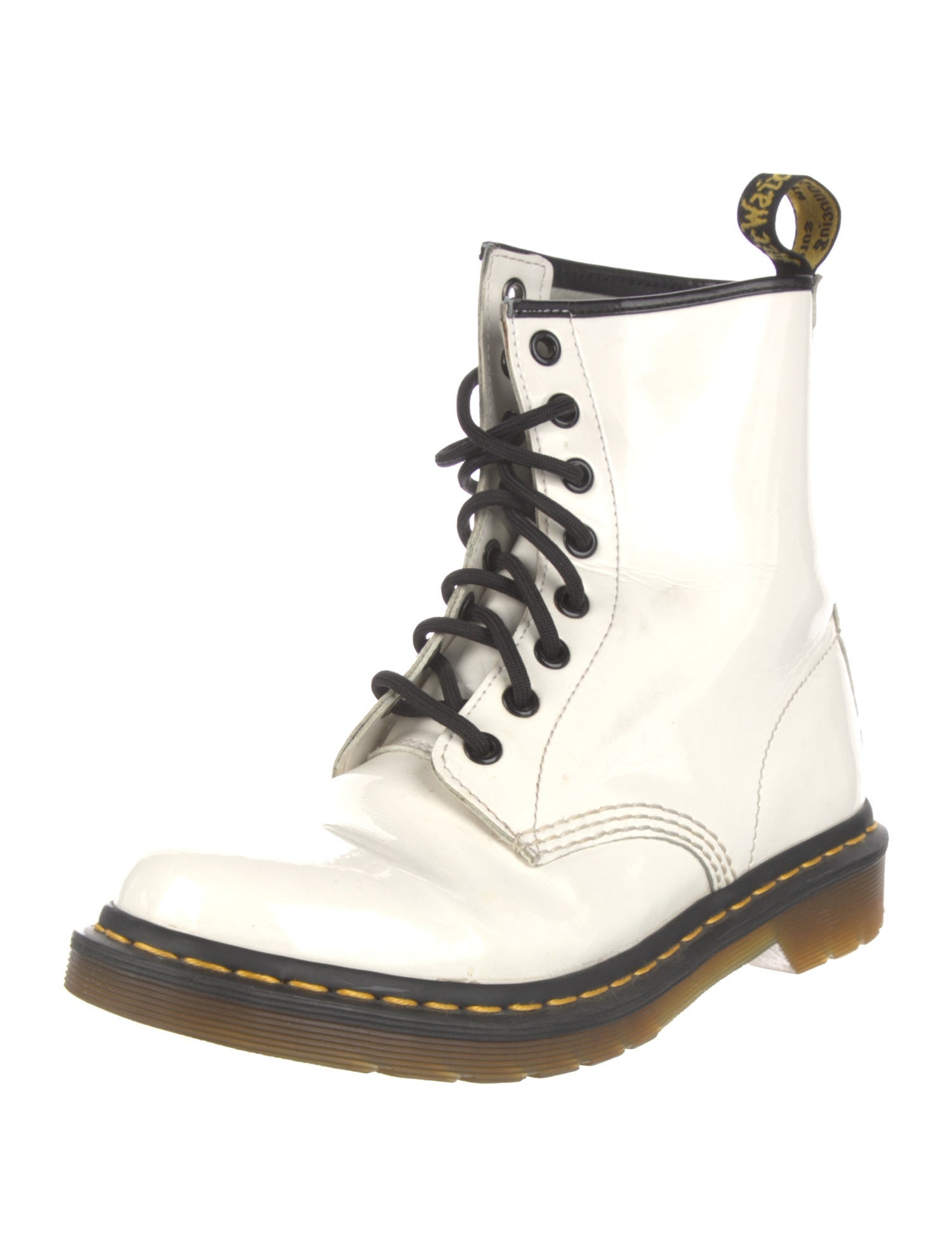 Dr. Martens Patent Leather Combat Boots