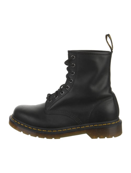 Dr. Martens Leather Striped Combat Boots