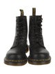 Dr. Martens Leather Striped Combat Boots