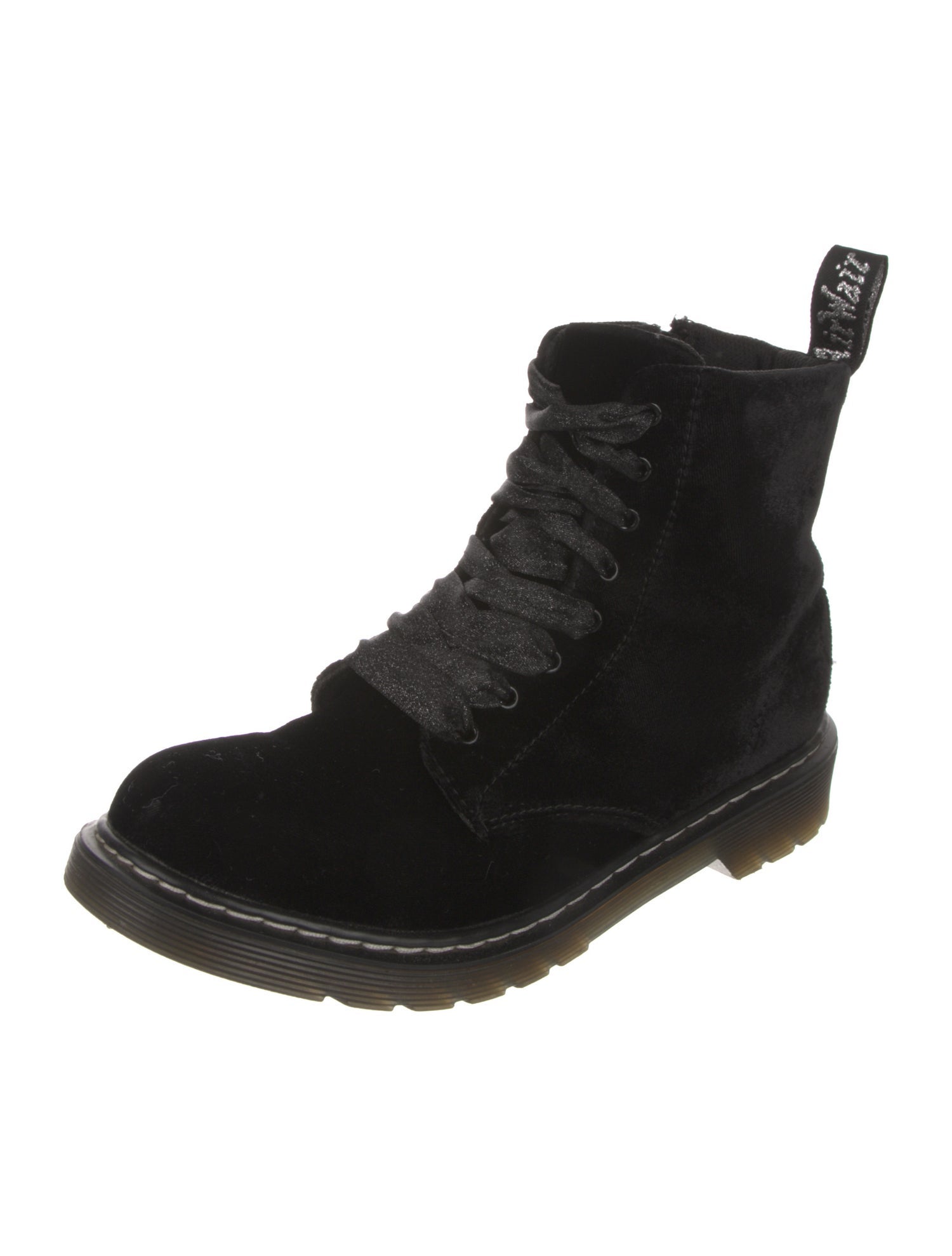 Dr. Martens Velvet Combat Boots