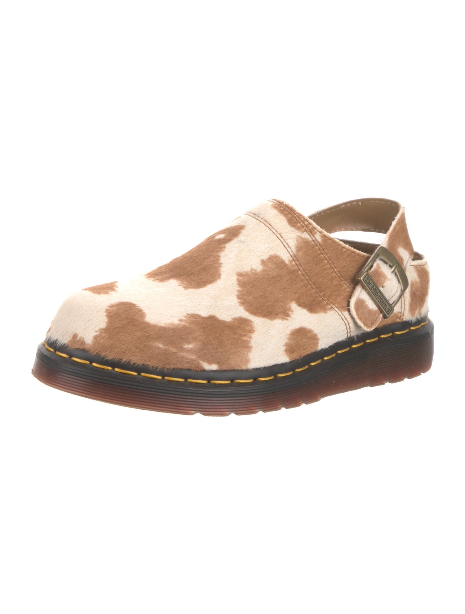 Dr. Martens Ponyhair Animal Print Slingback Flats