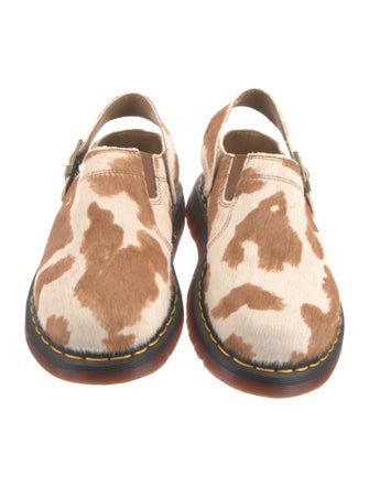 Dr. Martens Ponyhair Animal Print Slingback Flats