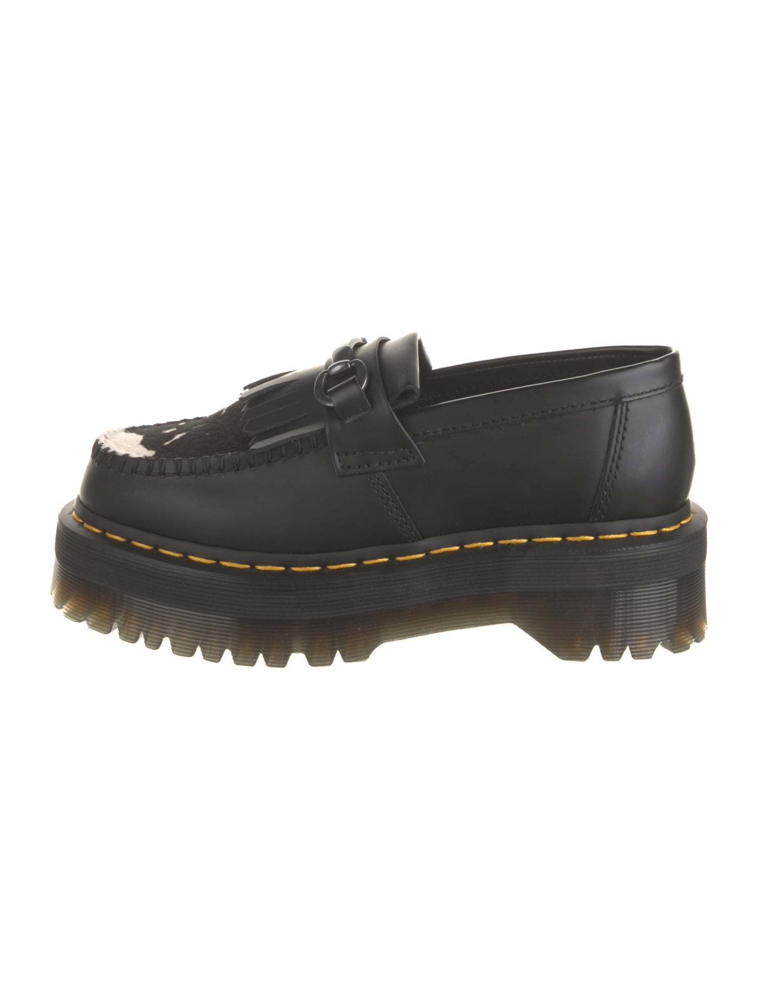 Dr. Martens Leather Tassel Accents Pumps
