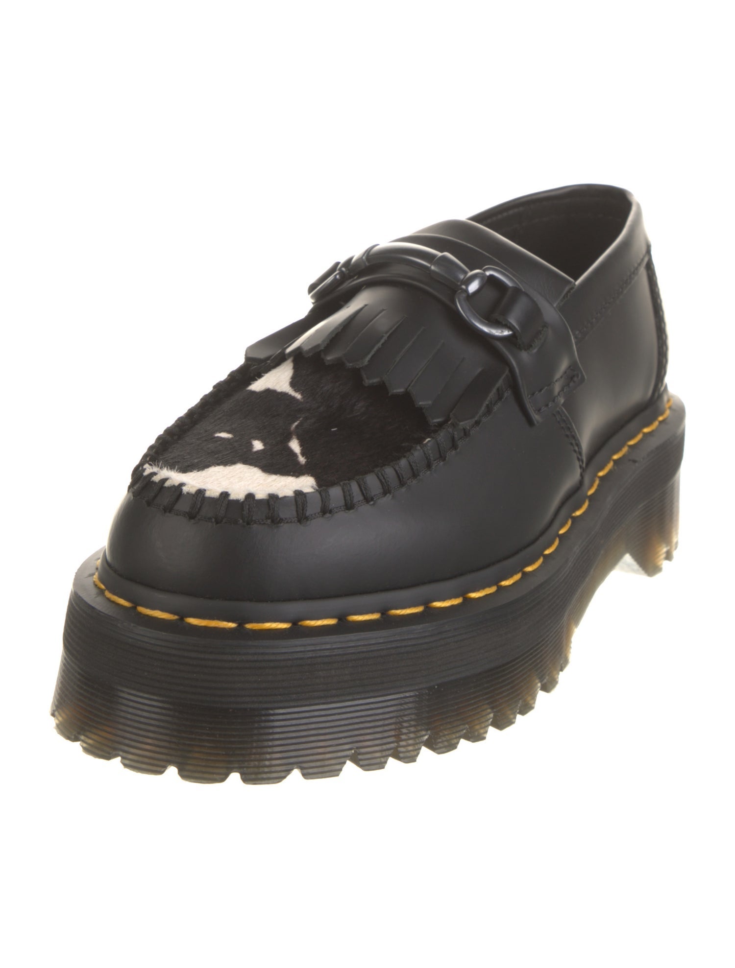 Dr. Martens Leather Tassel Accents Pumps