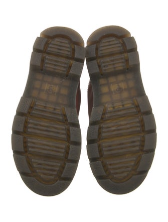 Dr. Martens Leather Faux Fur Trim Combat Boots